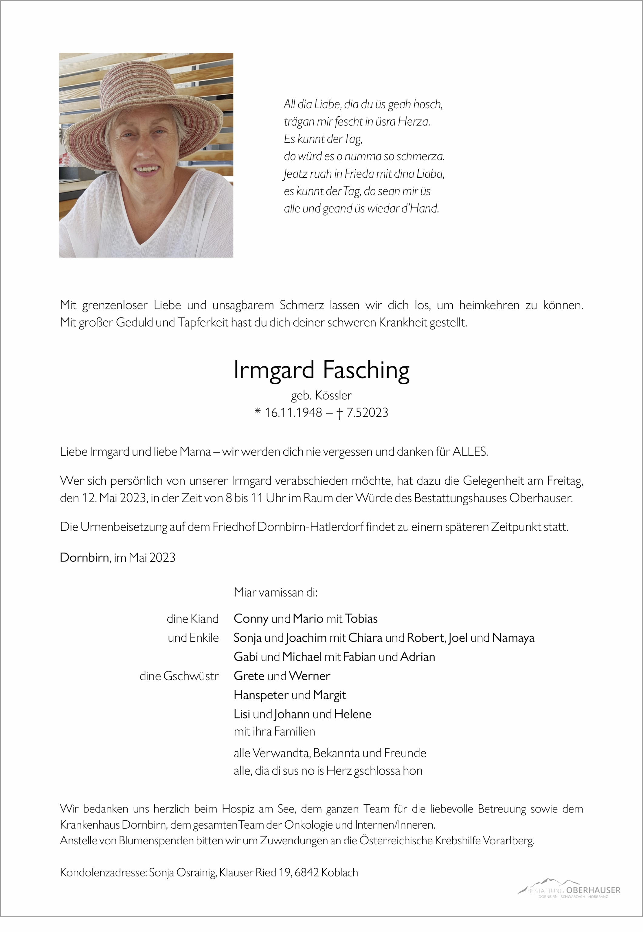 Irmgard Fasching